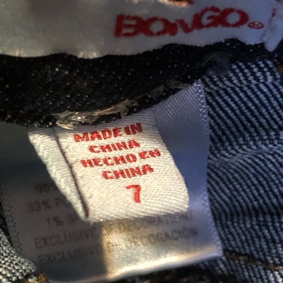 Bongo Distressed Denim Jeans size 7 - Picture 9 of 12